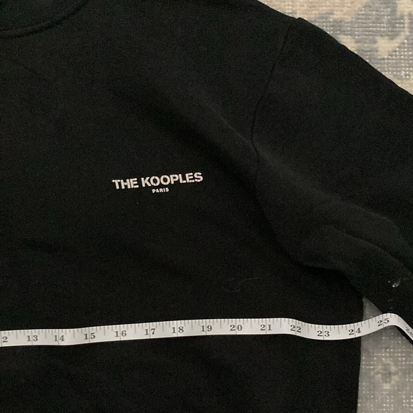 The KOOPLES PARIS black flawed sweatshirt M - Picture 6 of 10